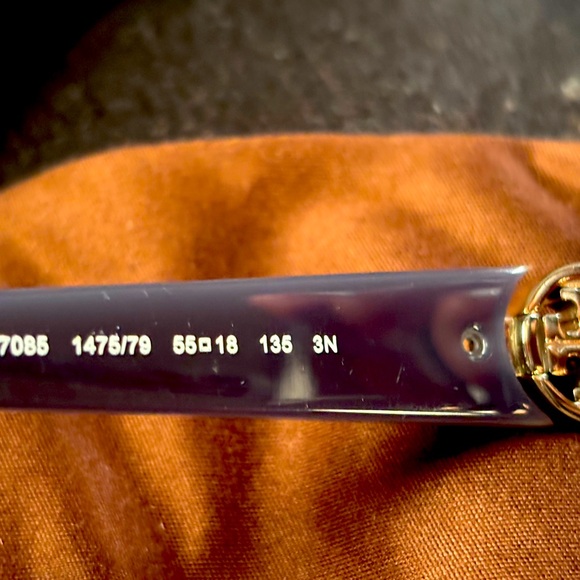 Aunthentic Tory Burch round Blue and grey shades frames only - Picture 15 of 15